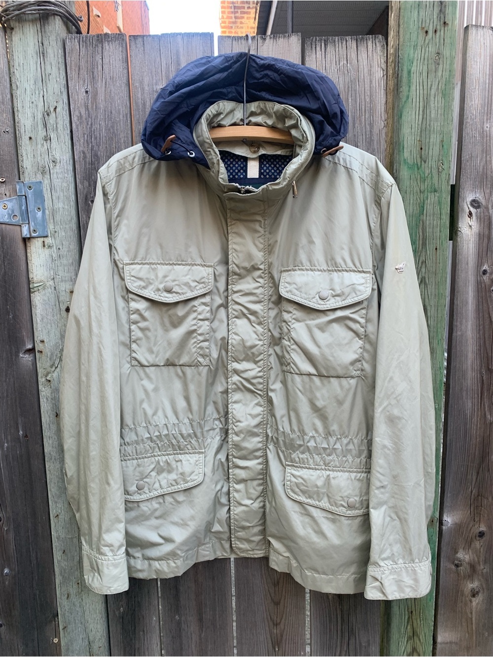 HENRY COTTON'S 3-in-1 Field Jacket Detachable Vest Liner Tan Men's Large 54